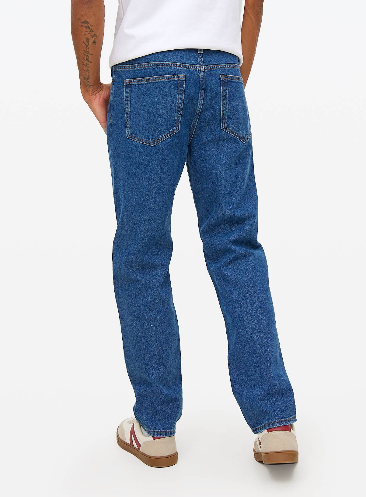 Blue Regular Fit Jeans 40R - Image 5